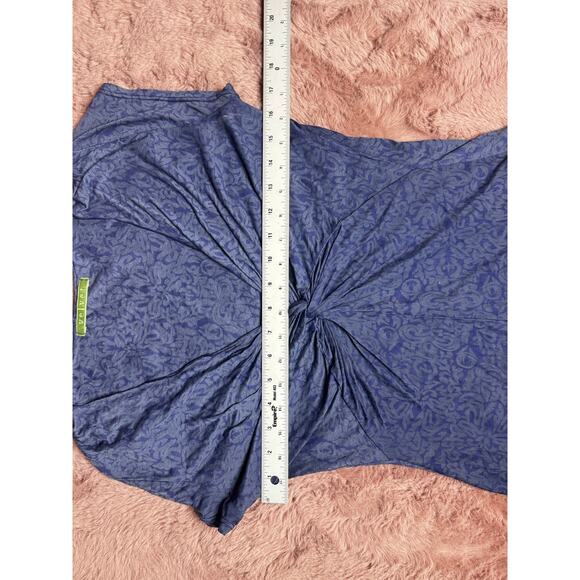 Velvet Women’s Medium Top Blue Twist Front Y2K Style Made in USA - Picture 4 of 6